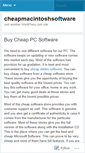 Mobile Screenshot of cheapmacintoshsoftware.wordpress.com