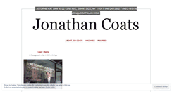 Desktop Screenshot of jcoatslaw.wordpress.com