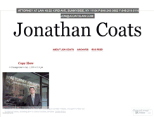 Tablet Screenshot of jcoatslaw.wordpress.com