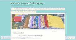 Desktop Screenshot of midlandsartsandcraftssociety.wordpress.com