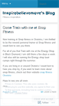 Mobile Screenshot of inspirebelievemove.wordpress.com
