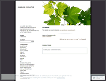 Tablet Screenshot of grapevineconsulting.wordpress.com