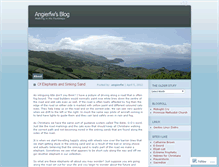 Tablet Screenshot of angierfw.wordpress.com