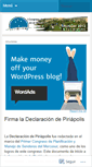 Mobile Screenshot of congresodesenderos.wordpress.com