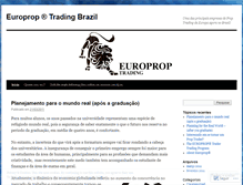 Tablet Screenshot of europroptradingbrazil.wordpress.com