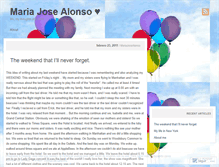 Tablet Screenshot of mariajosealonso.wordpress.com