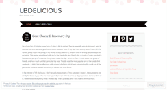 Desktop Screenshot of lbdelicious.wordpress.com