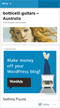 Mobile Screenshot of botticelliguitars.wordpress.com