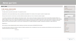 Desktop Screenshot of menosquecero.wordpress.com