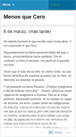 Mobile Screenshot of menosquecero.wordpress.com