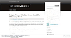 Desktop Screenshot of ichosepaterson.wordpress.com