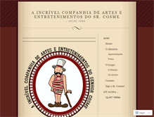 Tablet Screenshot of aincrivelcompanhia.wordpress.com