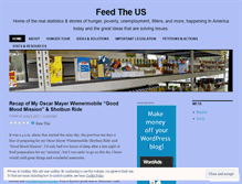 Tablet Screenshot of feedtheusa.wordpress.com