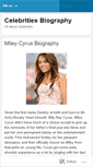 Mobile Screenshot of celebritiesbiography.wordpress.com