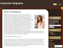 Tablet Screenshot of celebritiesbiography.wordpress.com