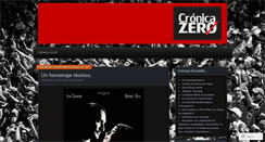 Desktop Screenshot of cronicazero.wordpress.com