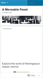 Mobile Screenshot of amoveablefeastreadingmap.wordpress.com