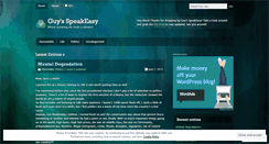 Desktop Screenshot of guysspeakeasy.wordpress.com