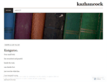 Tablet Screenshot of kazhancock.wordpress.com