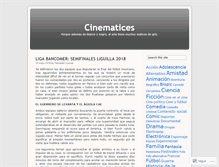 Tablet Screenshot of cinematices.wordpress.com