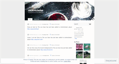 Desktop Screenshot of nickmickolas.wordpress.com