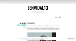 Desktop Screenshot of jenvidal.wordpress.com