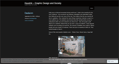 Desktop Screenshot of kaushik92.wordpress.com