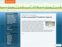 Tablet Screenshot of pensierogreen.wordpress.com