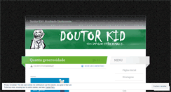 Desktop Screenshot of doutorkid.wordpress.com