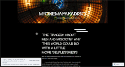 Desktop Screenshot of mycinemaparadiso.wordpress.com