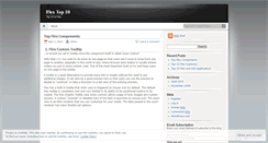 Desktop Screenshot of flextop10.wordpress.com