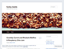 Tablet Screenshot of funkybeets.wordpress.com