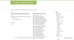 Desktop Screenshot of greenshadow.wordpress.com