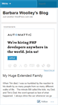 Mobile Screenshot of barbarawoolley.wordpress.com