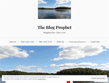 Tablet Screenshot of blogprophet.wordpress.com