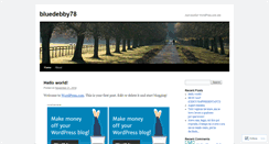 Desktop Screenshot of bluedebby78.wordpress.com