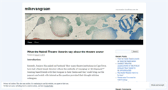 Desktop Screenshot of mikevangraan.wordpress.com