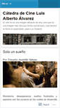 Mobile Screenshot of catedradecineluisalbertoalvarez.wordpress.com