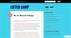 Desktop Screenshot of liftedlamp.wordpress.com