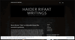 Desktop Screenshot of haiderrifaat.wordpress.com