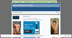 Desktop Screenshot of mensunderwearsource.wordpress.com