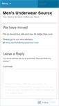 Mobile Screenshot of mensunderwearsource.wordpress.com