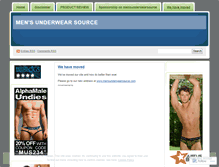 Tablet Screenshot of mensunderwearsource.wordpress.com