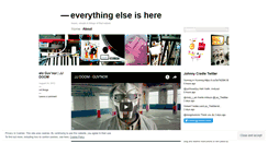 Desktop Screenshot of everythingelseishere.wordpress.com