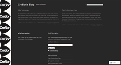 Desktop Screenshot of cre8ionstudios.wordpress.com