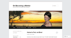 Desktop Screenshot of becomingamother.wordpress.com