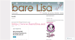 Desktop Screenshot of barelisa.wordpress.com