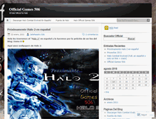 Tablet Screenshot of officialgames506.wordpress.com