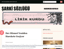 Tablet Screenshot of lirikkurdu.wordpress.com