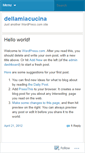 Mobile Screenshot of dellamiacucina.wordpress.com